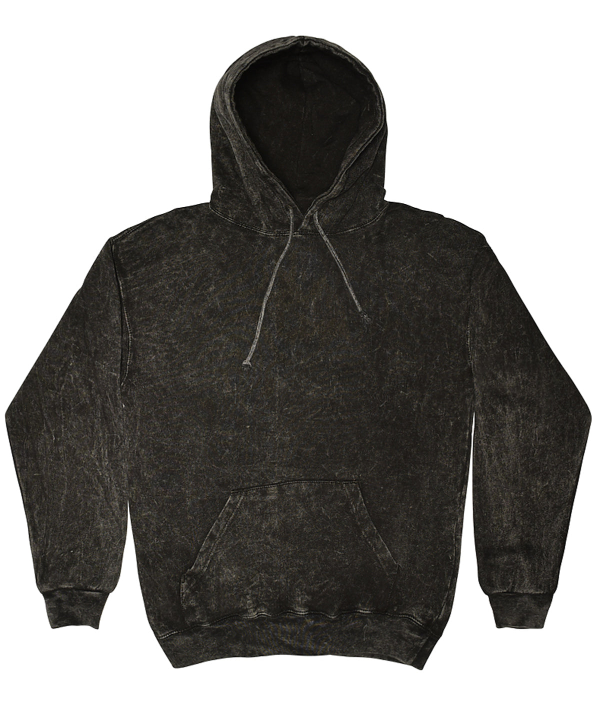Colortone Rainbow tie-dye hoodie Mineral Black