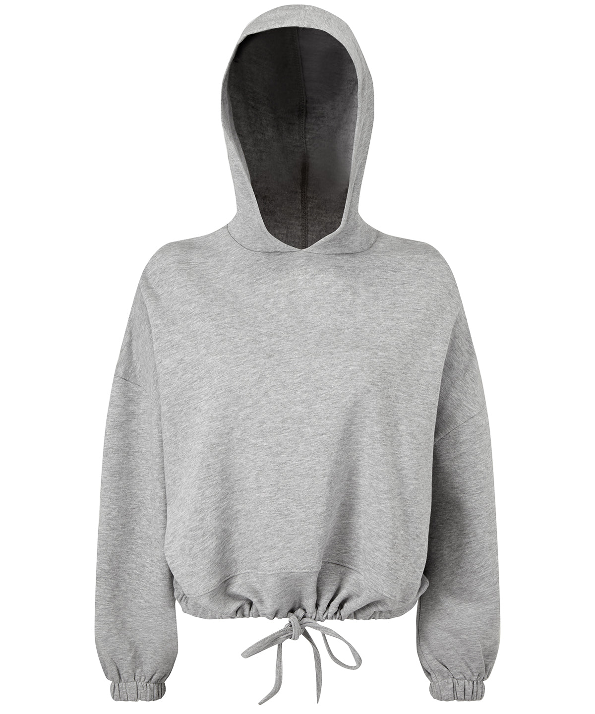 TriDri Women's TriDri® cropped oversize hoodie Heather Grey