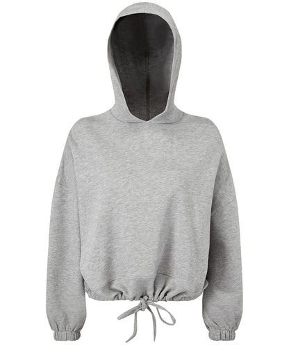 TriDri Women's TriDri® cropped oversize hoodie Heather Grey