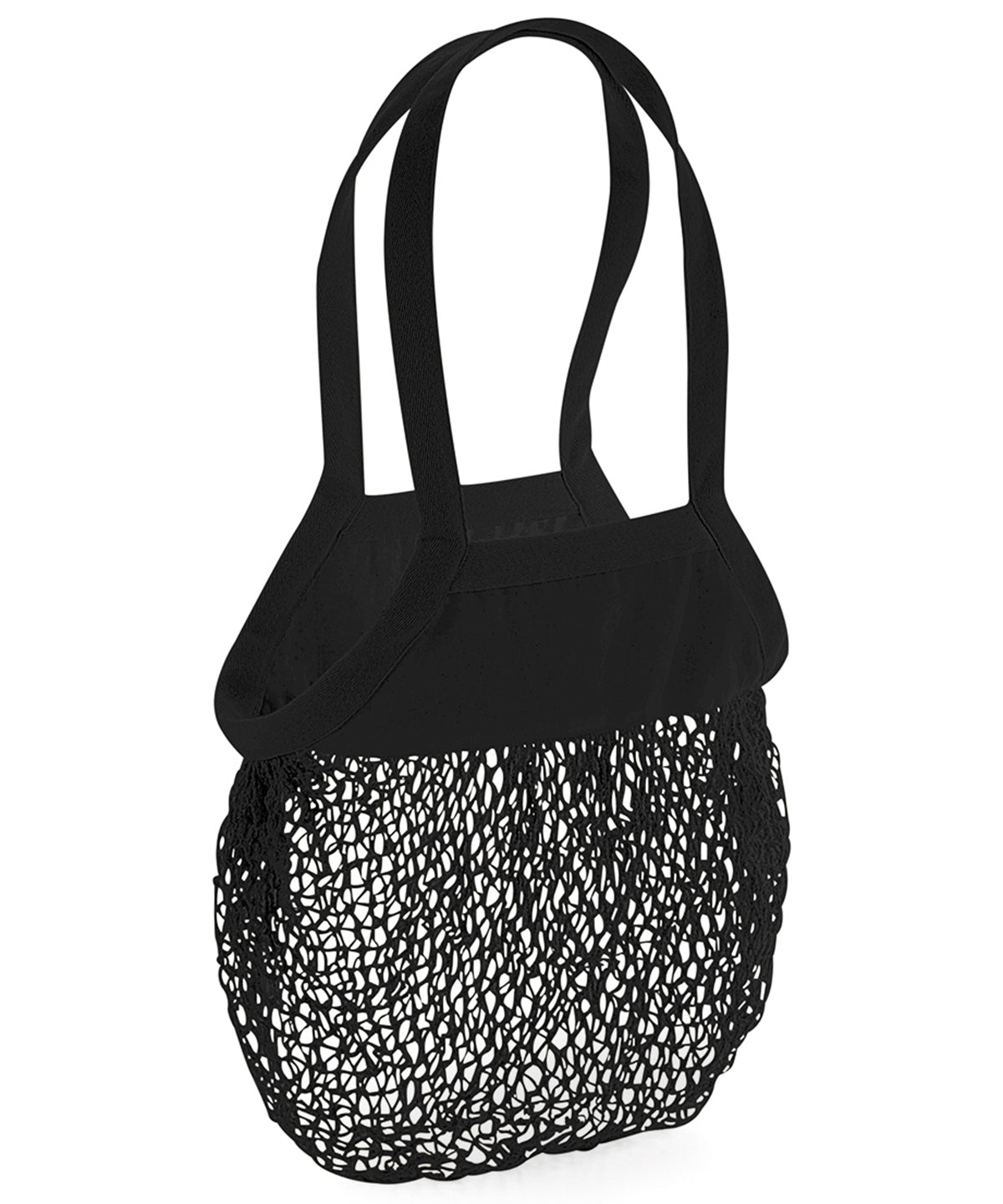 Westford Mill Organic cotton mesh grocery bag Black