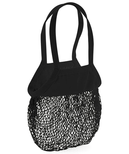 Westford Mill Organic cotton mesh grocery bag Black