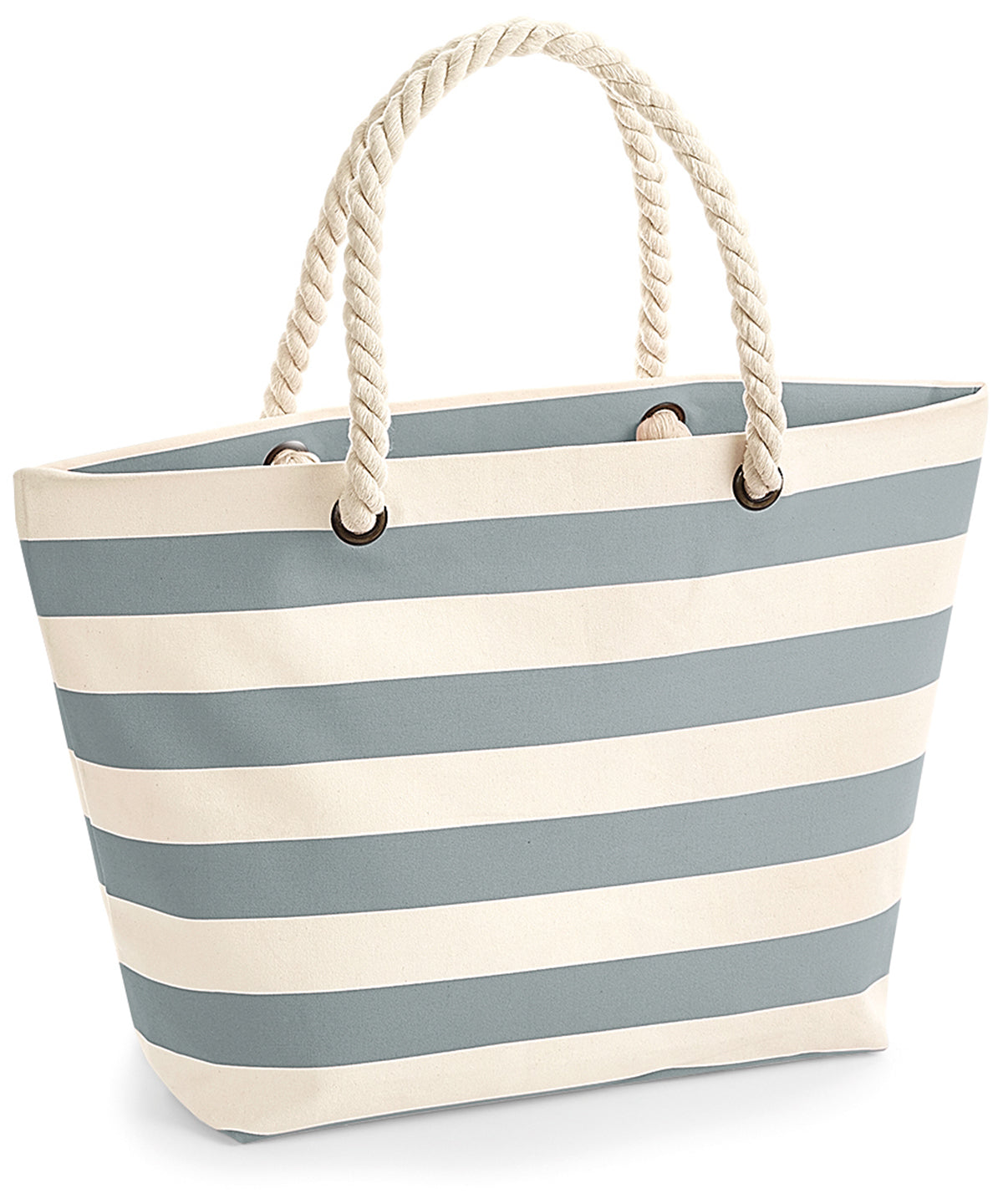 Westford Mill Nautical beach bag Natural/Grey