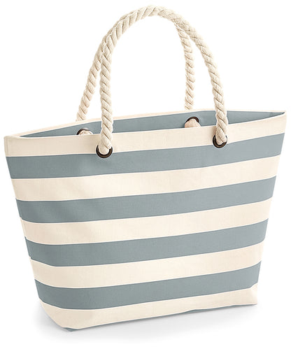 Westford Mill Nautical beach bag Natural/Grey