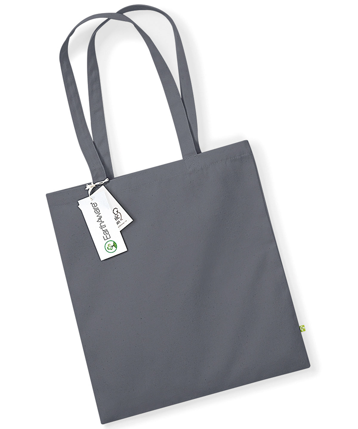 Westford Mill EarthAware® organic bag for life Graphite Grey