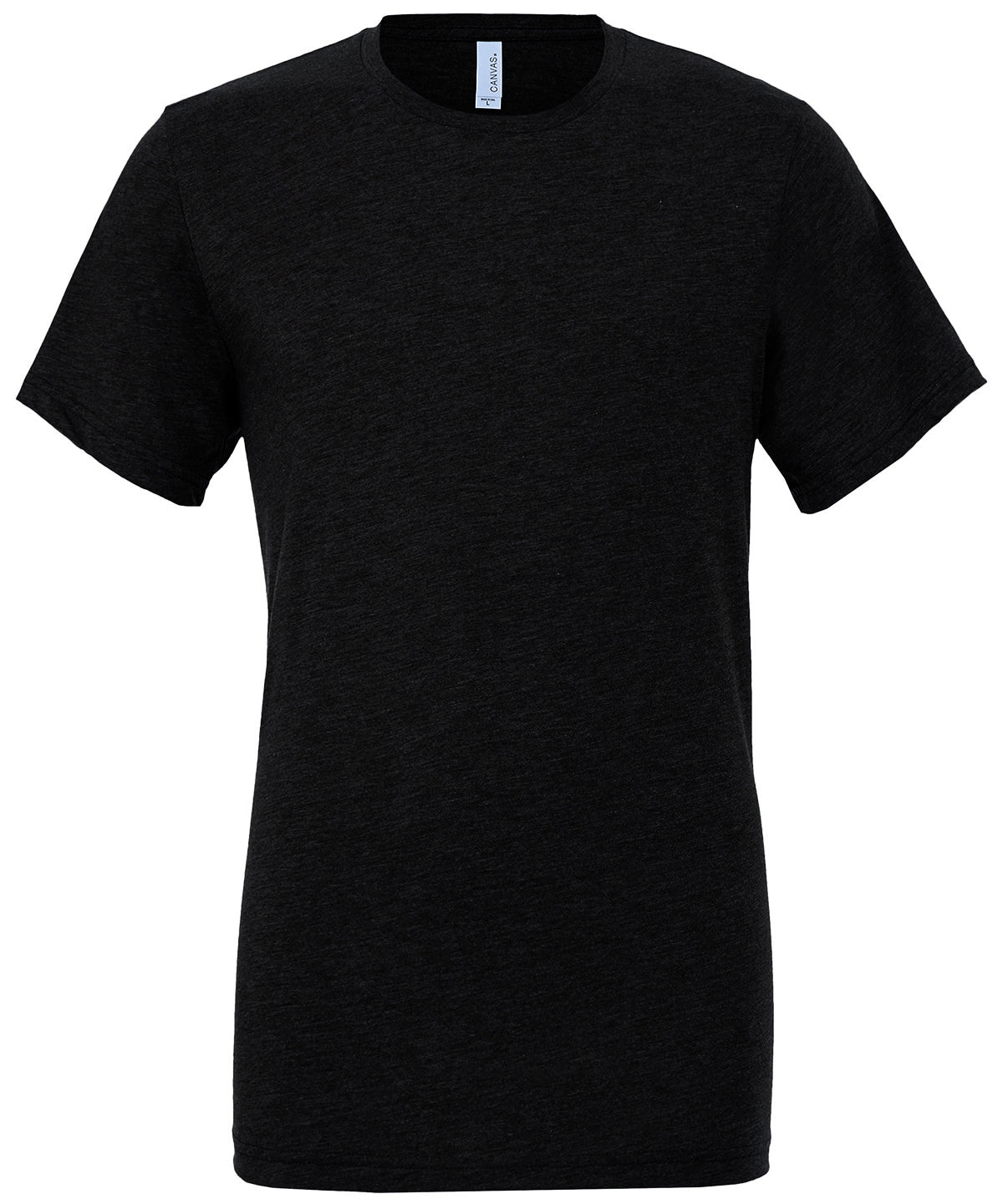 Bella+Canvas Unisex triblend crew neck t-shirt Solid Black Triblend