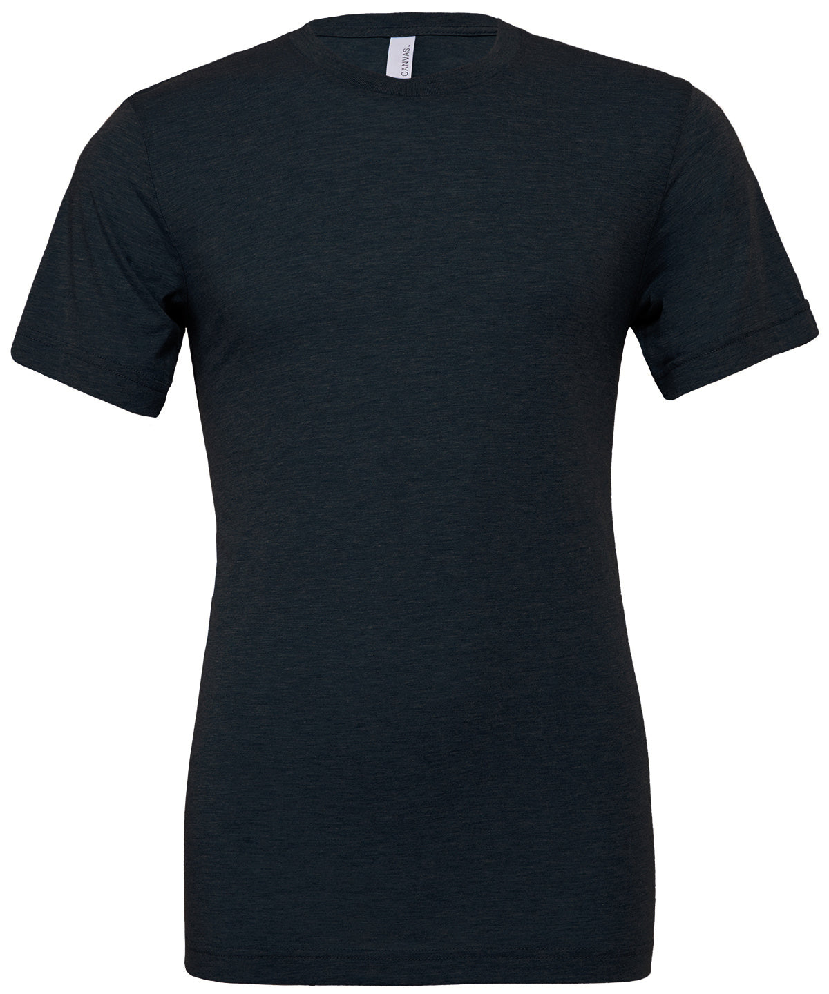 Bella+Canvas Unisex triblend crew neck t-shirt Solid Navy Triblend