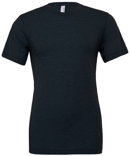 Bella+Canvas Unisex triblend crew neck t-shirt Solid Navy Triblend