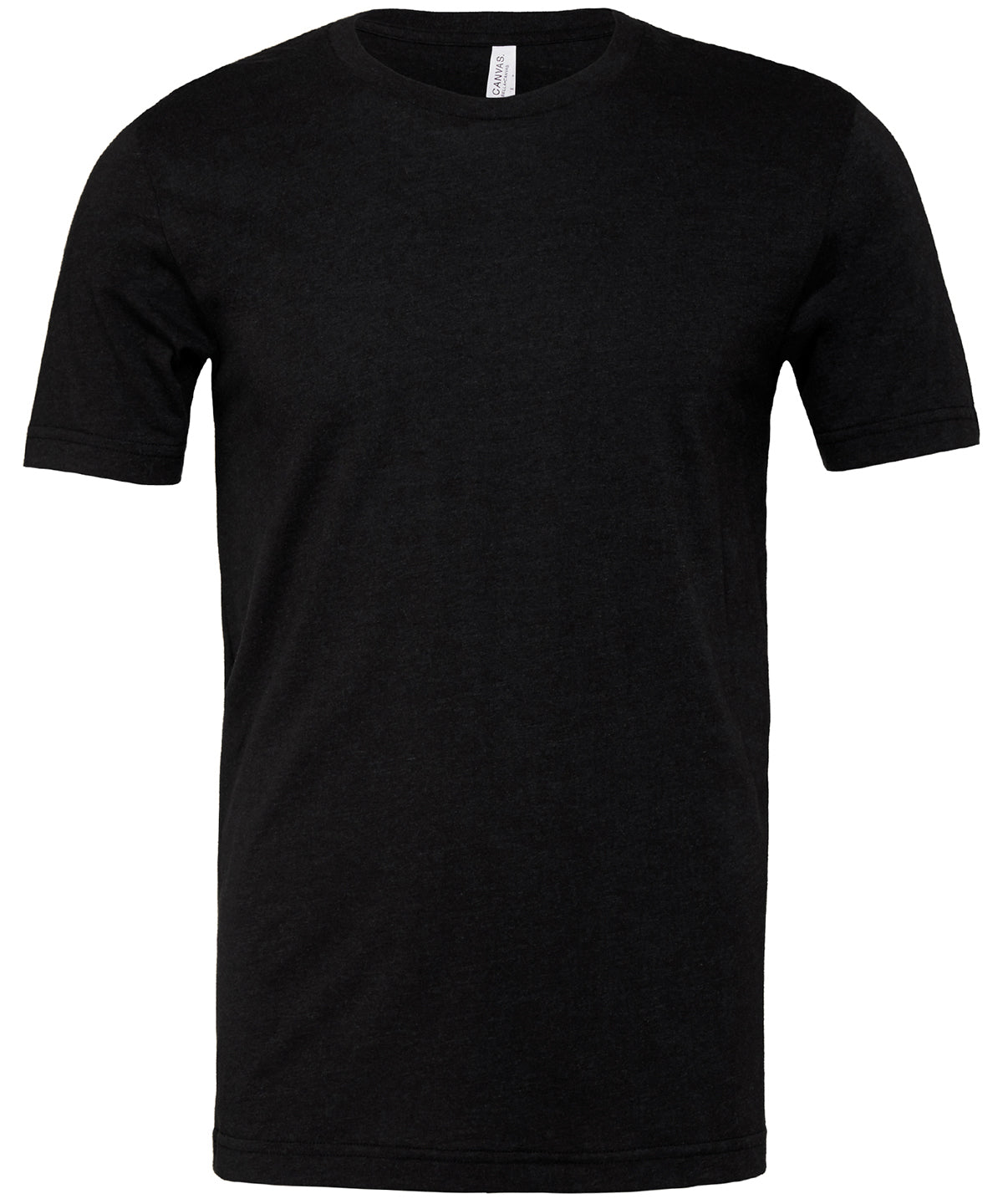Bella+Canvas Unisex heather CVC short sleeve t-shirt Black Heather