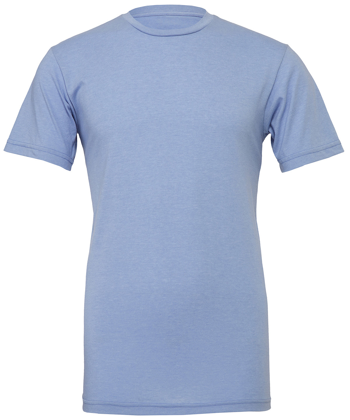 Bella+Canvas Unisex heather CVC short sleeve t-shirt Heather Blue