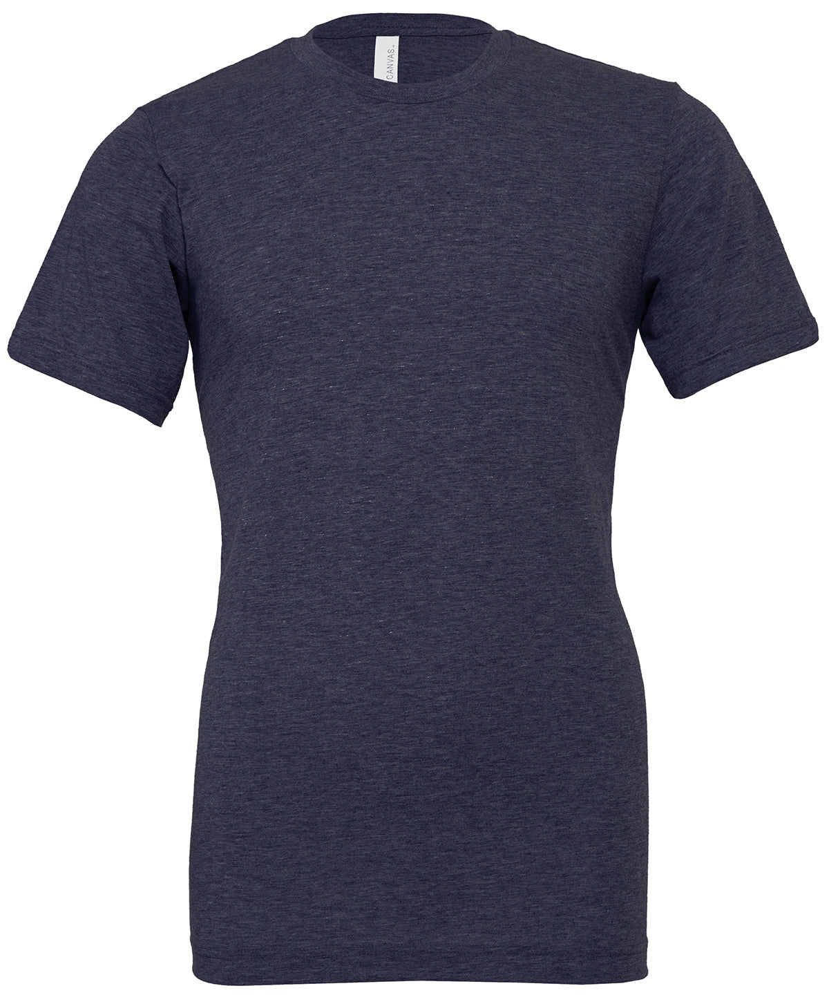 Bella+Canvas Unisex heather CVC short sleeve t-shirt Heather Midnight Navy