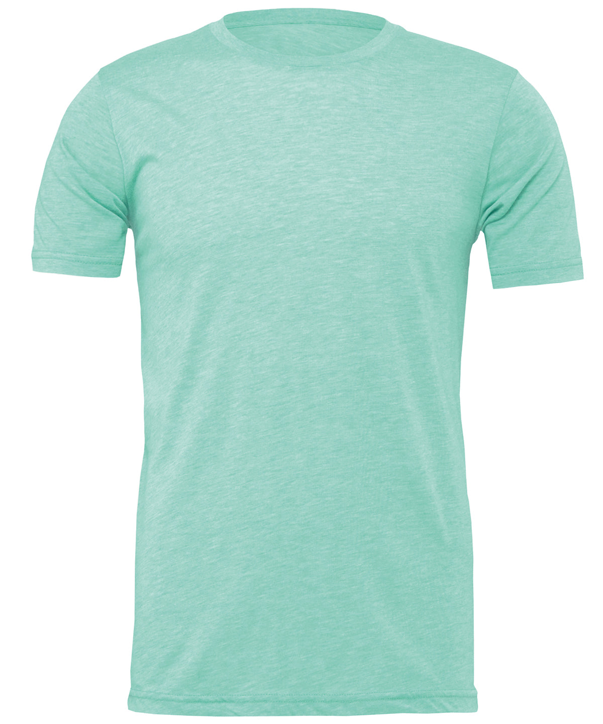 Bella+Canvas Unisex heather CVC short sleeve t-shirt Heather Mint