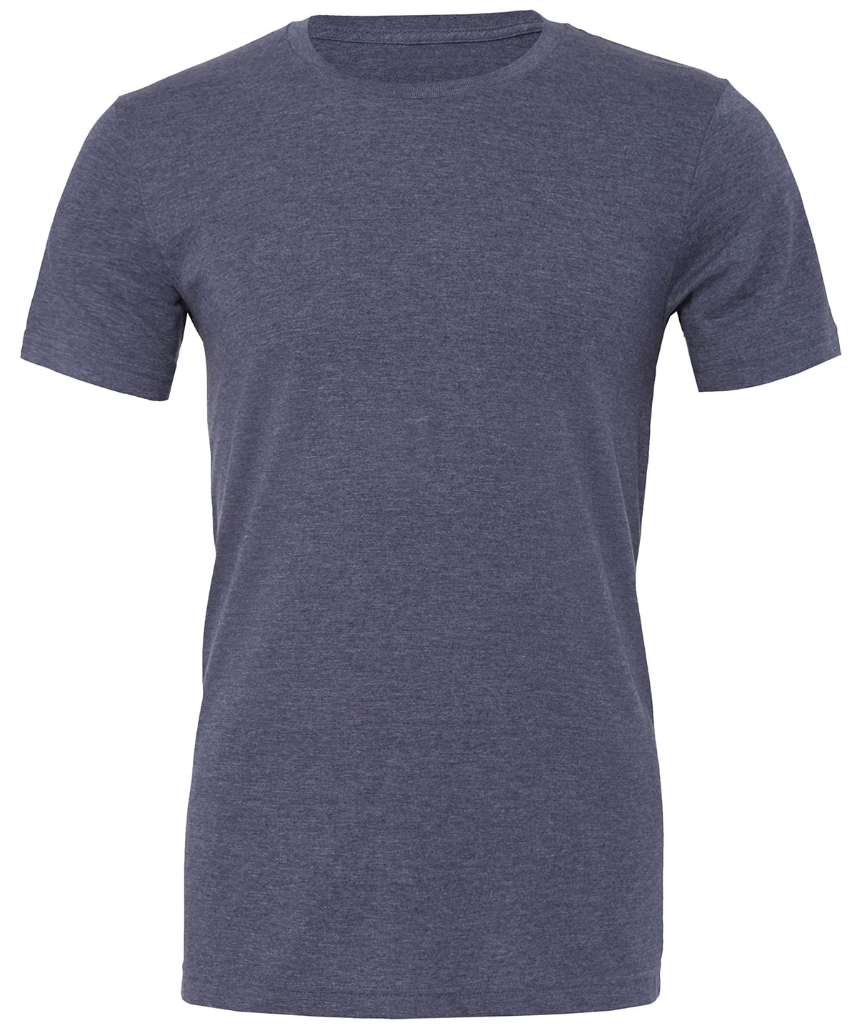 Bella+Canvas Unisex heather CVC short sleeve t-shirt Heather Navy