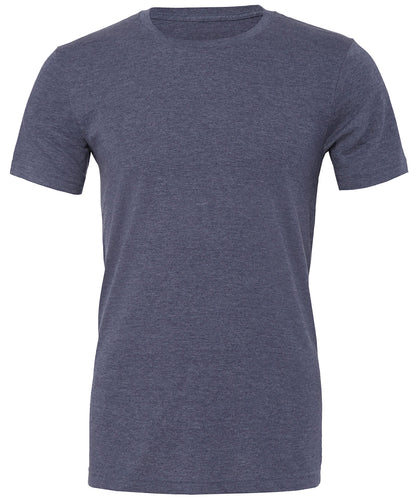 Bella+Canvas Unisex heather CVC short sleeve t-shirt Heather Navy