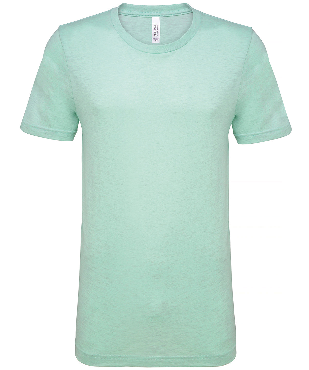 Bella+Canvas Unisex heather CVC short sleeve t-shirt Heather Prism Mint