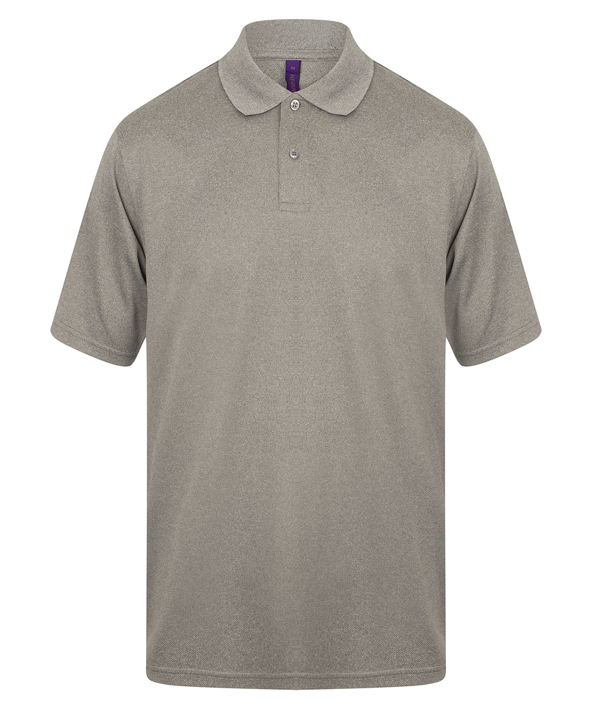 Henbury Coolplus® polo shirt Heather Grey