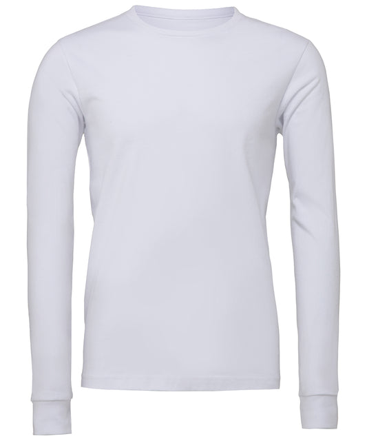 Bella+Canvas Unisex Jersey long sleeve tee White