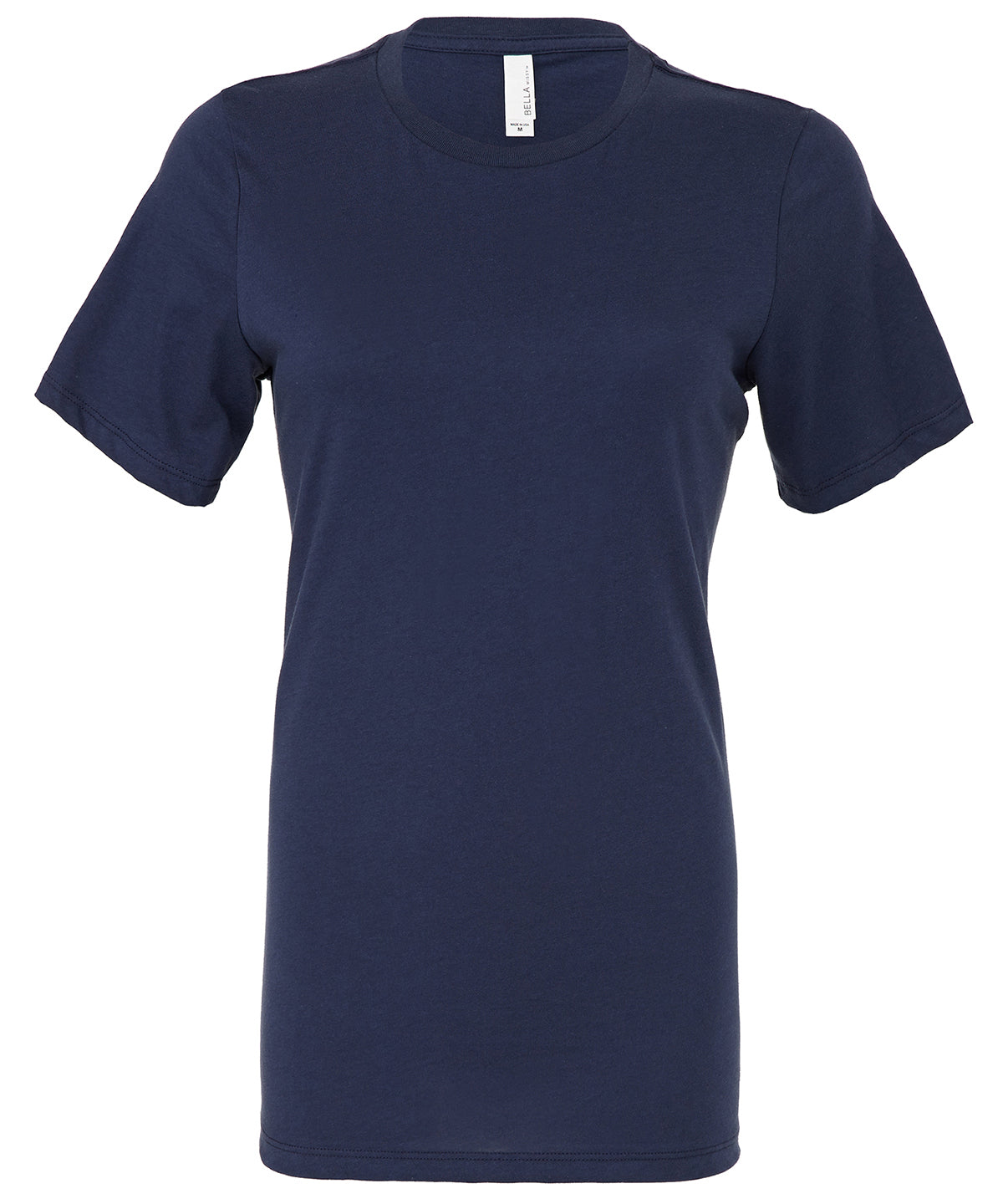 Bella+Canvas Women's relaxed Jersey short sleeve tee Navy