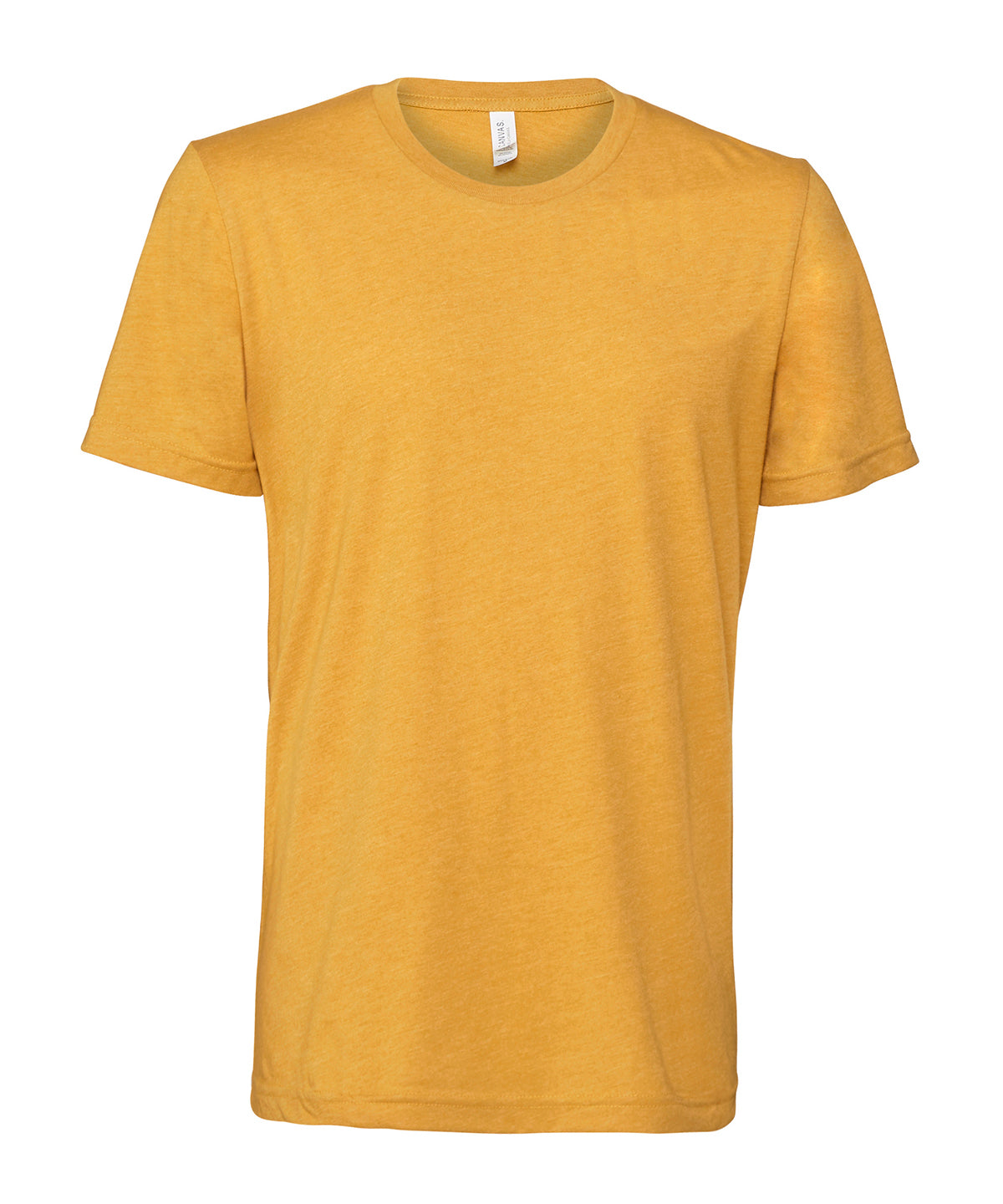 Bella+Canvas Unisex heather CVC short sleeve t-shirt Heather Mustard