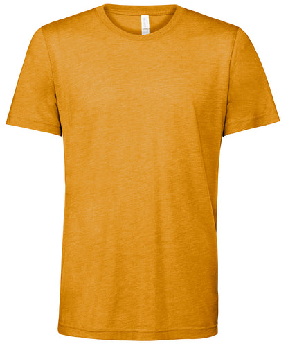 Bella+Canvas Unisex triblend crew neck t-shirt Mustard Triblend