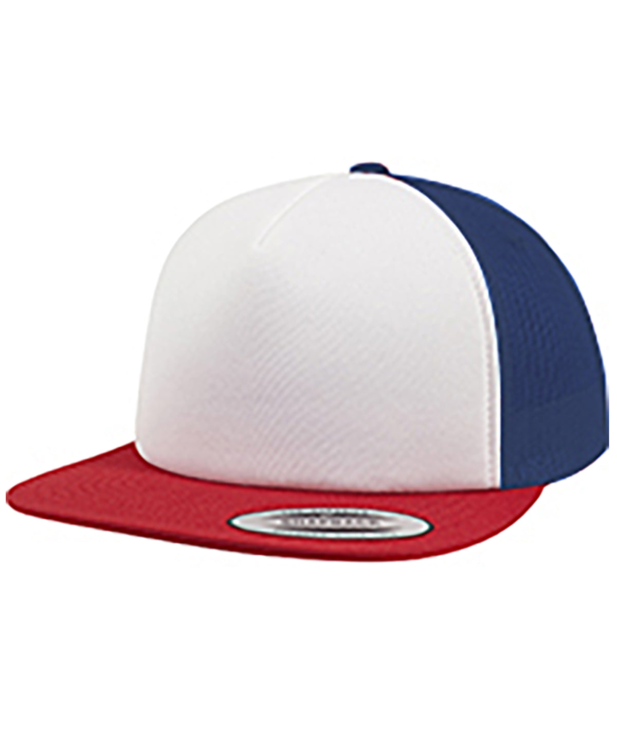 Flexfit / Yupoong Foam trucker with white front (6005FW) Red/White/Royal