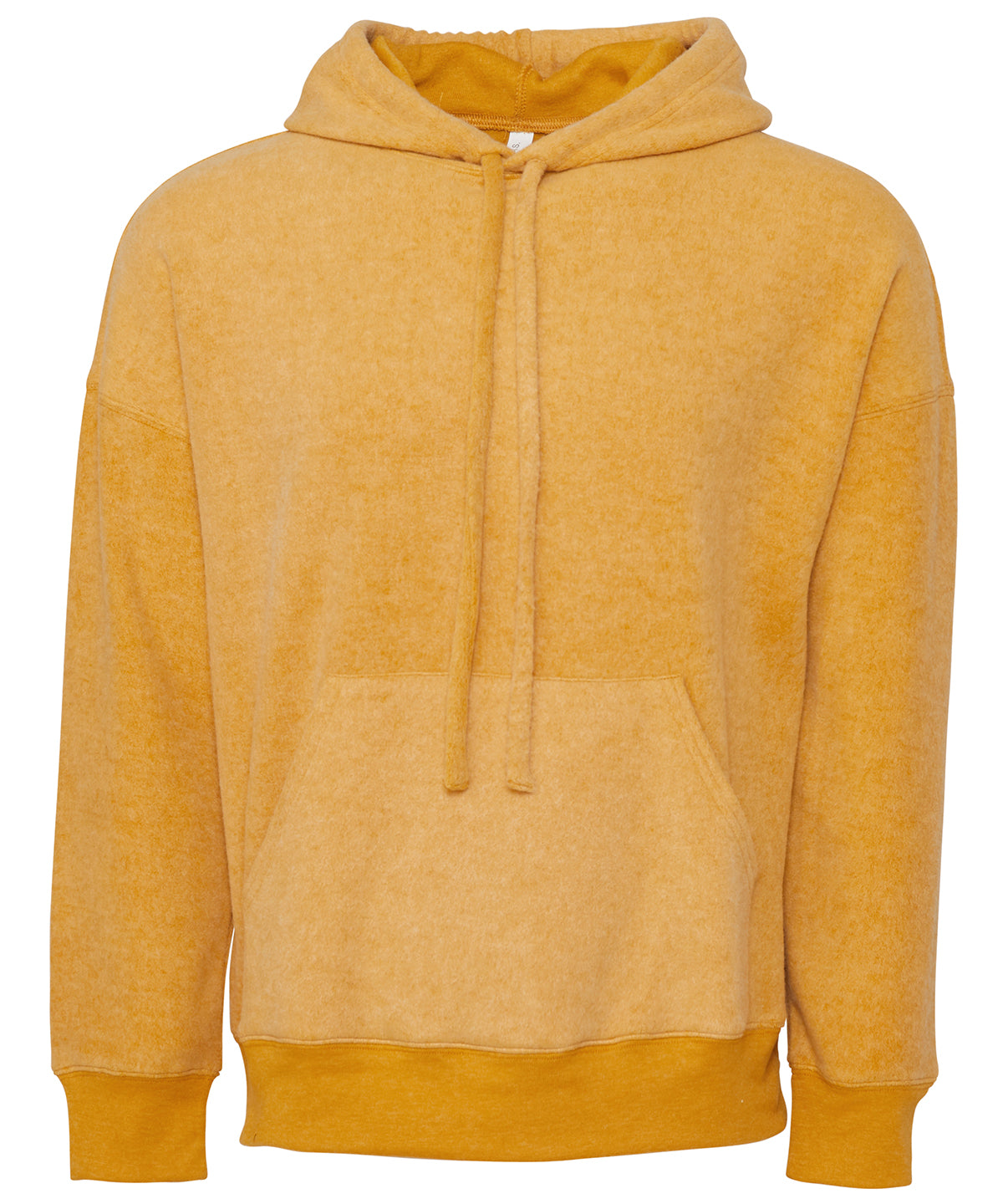 Bella+Canvas Unisex sueded fleece pullover hoodie Heather Mustard