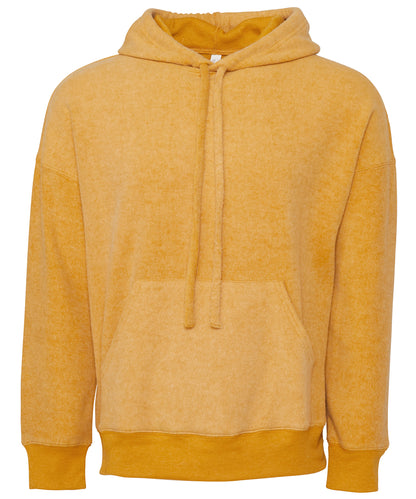 Bella+Canvas Unisex sueded fleece pullover hoodie Heather Mustard