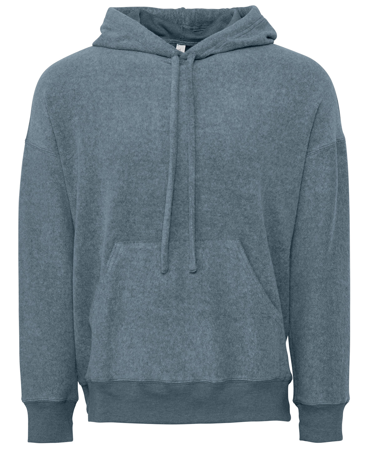Bella+Canvas Unisex sueded fleece pullover hoodie Heather Slate