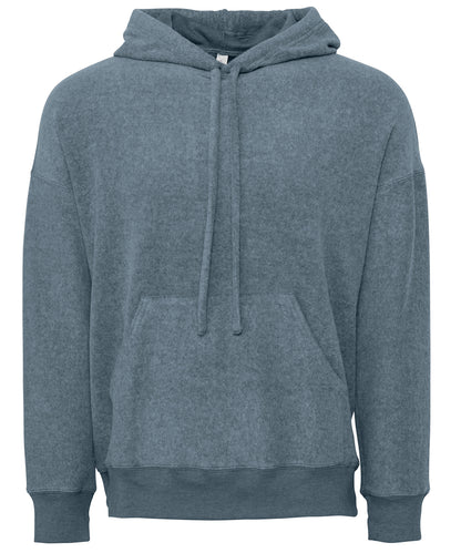 Bella+Canvas Unisex sueded fleece pullover hoodie Heather Slate