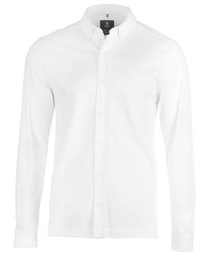 Nimbus Kingston – stretch deluxe piqué shirt White