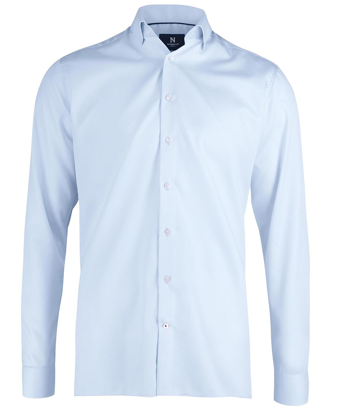 Nimbus Portland modern fit – super non-iron business shirt Light Blue