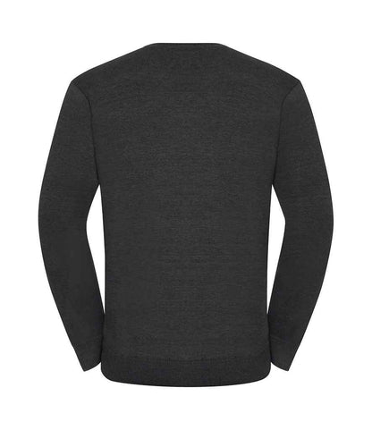Russell Athletic Collection Cotton Acrylic V Neck Sweater