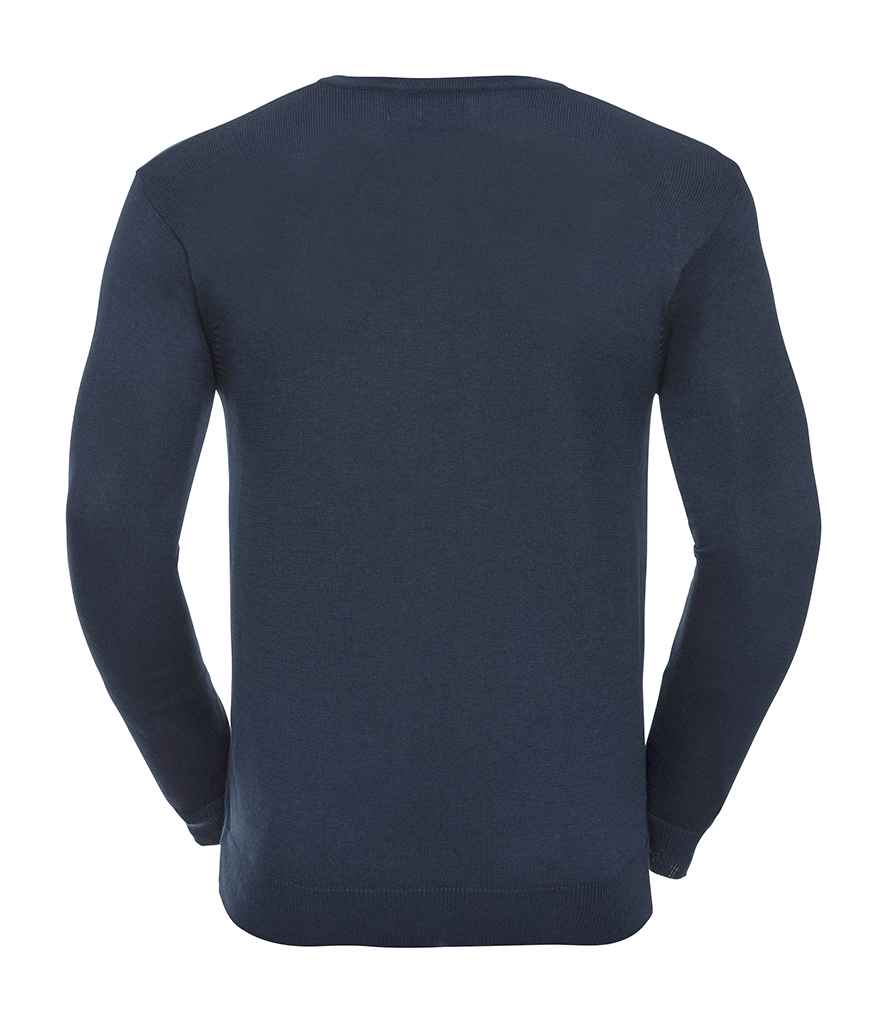 Russell Athletic Collection Cotton Acrylic V Neck Sweater