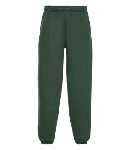 Russell Athletic Kids Elasticated Hem Jog Pants in Bottle Green