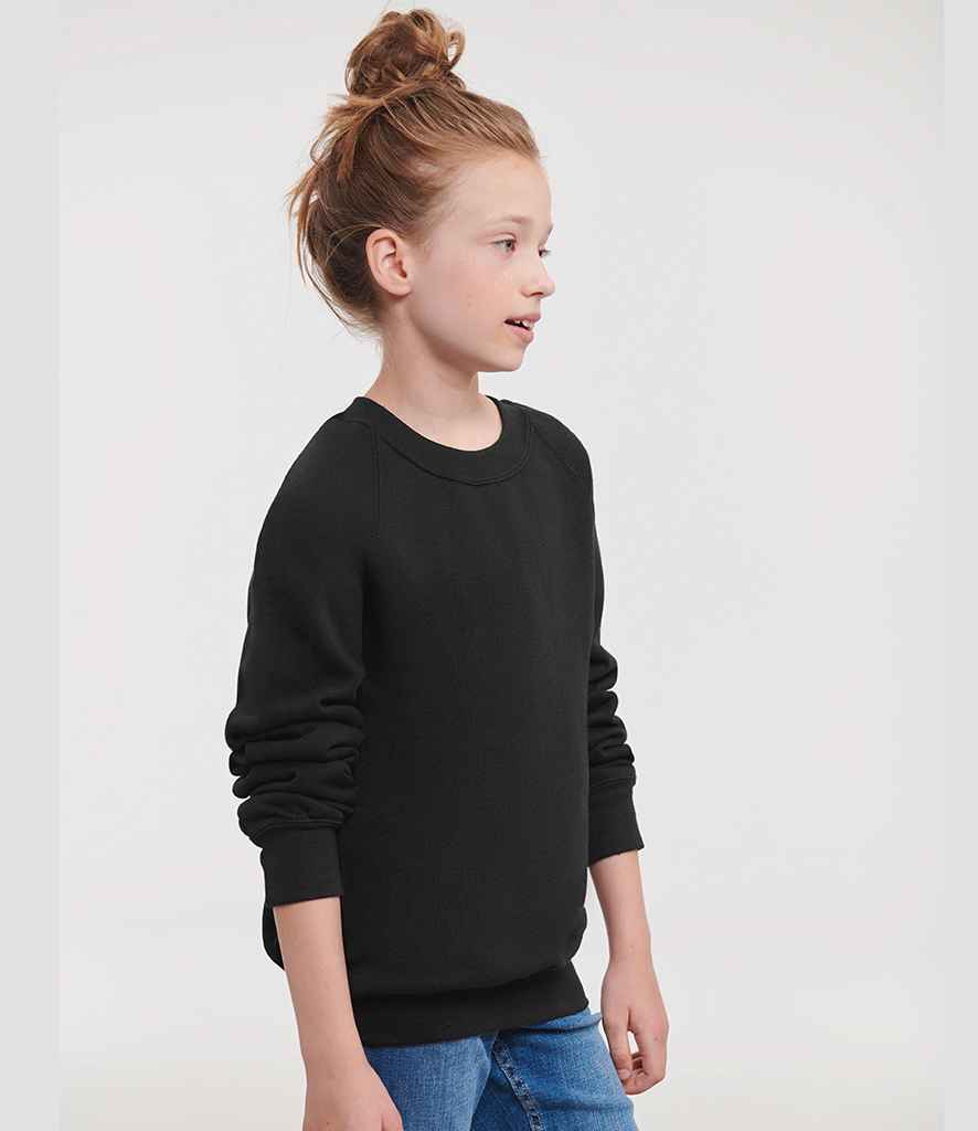 Russell Russell Athletic Kids Raglan Sweatshirt Black