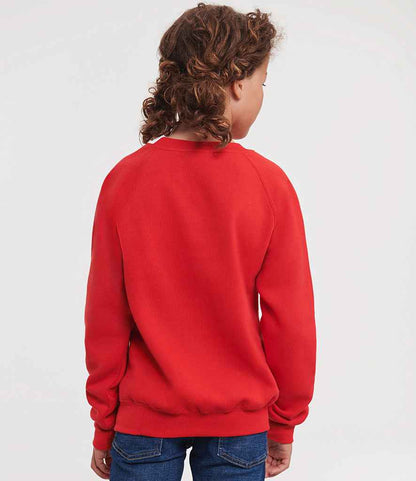Russell Russell Athletic Kids Raglan Sweatshirt Bright Red