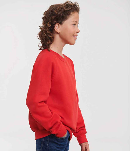 Russell Russell Athletic Kids Raglan Sweatshirt Bright Red