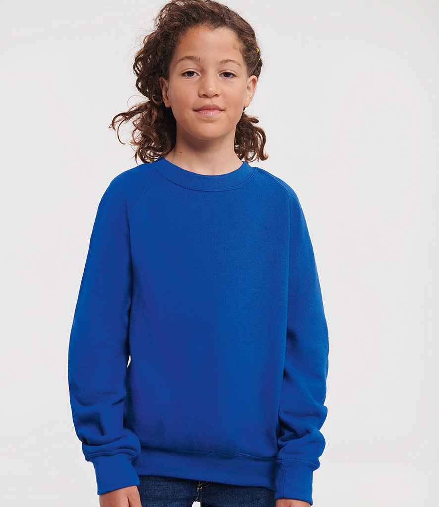 Russell Russell Athletic Kids Raglan Sweatshirt Bright Royal