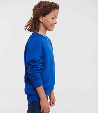 Russell Russell Athletic Kids Raglan Sweatshirt Bright Royal