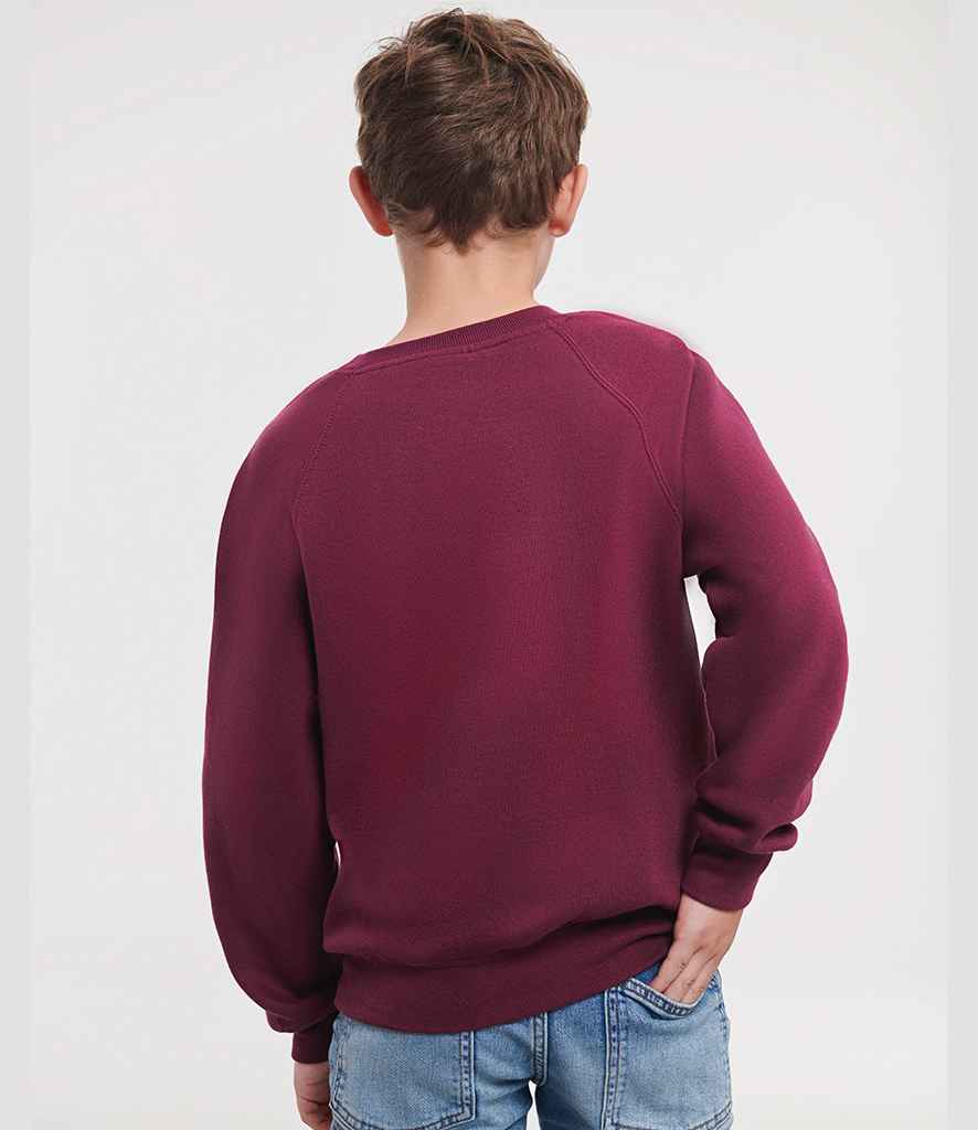 Russell Russell Athletic Kids Raglan Sweatshirt Burgundy