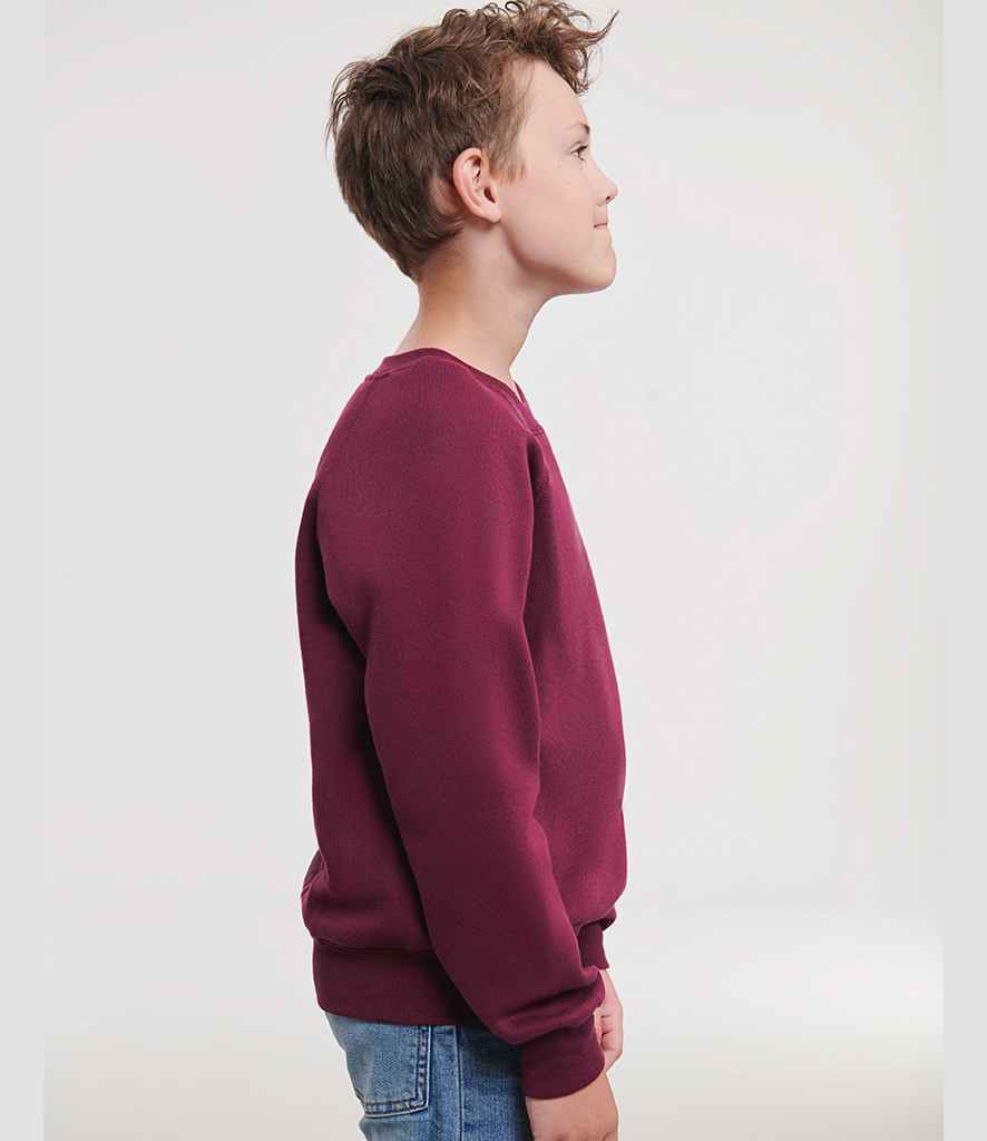 Russell Russell Athletic Kids Raglan Sweatshirt Burgundy
