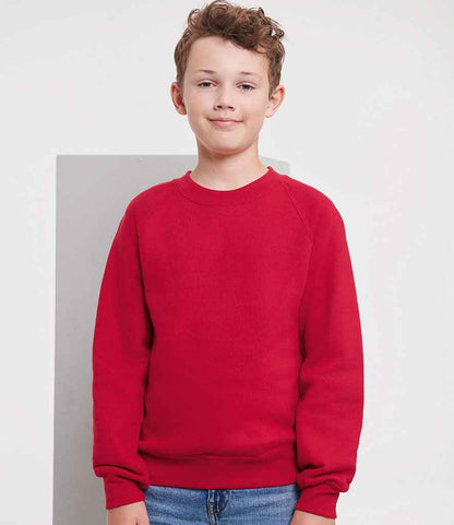 Russell Russell Athletic Kids Raglan Sweatshirt Classic Red