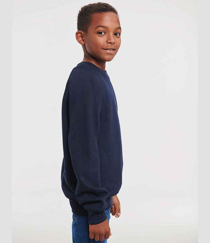 Russell Russell Athletic Kids Raglan Sweatshirt French Navy