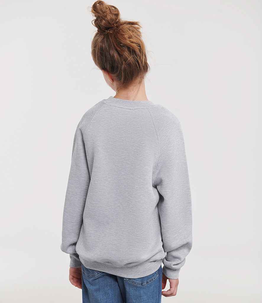 Russell Russell Athletic Kids Raglan Sweatshirt Light Oxford