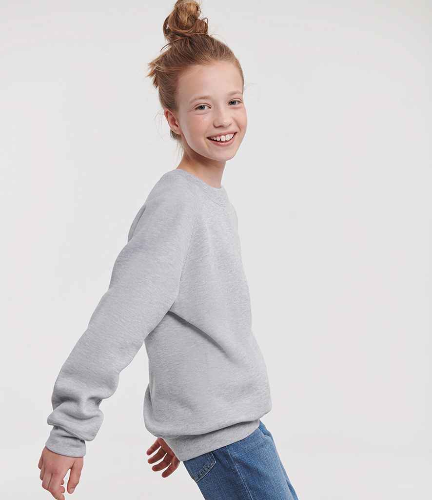 Russell Russell Athletic Kids Raglan Sweatshirt Light Oxford