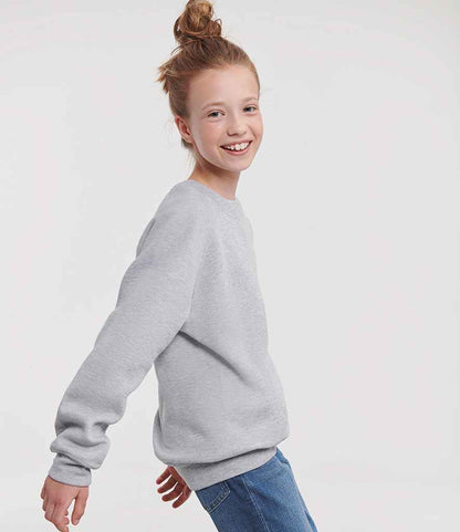 Russell Russell Athletic Kids Raglan Sweatshirt Light Oxford