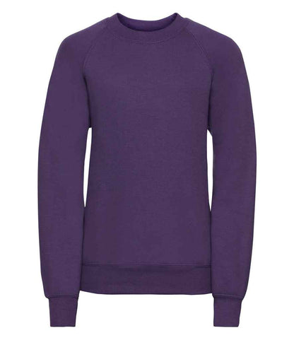 Russell Russell Athletic Kids Raglan Sweatshirt Purple