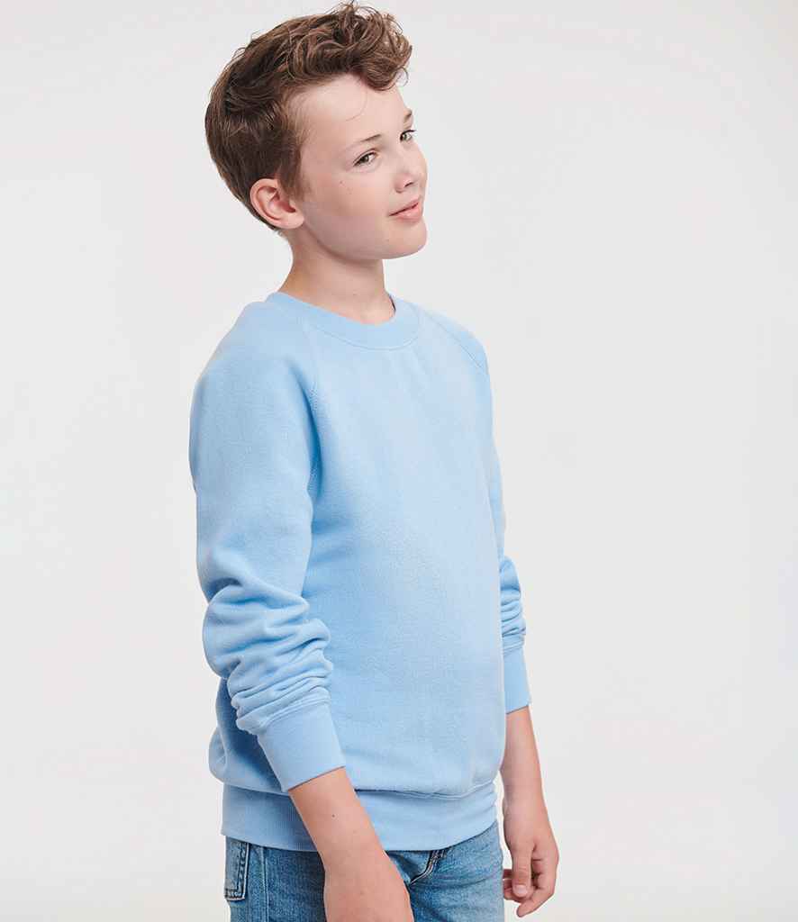 Russell Russell Athletic Kids Raglan Sweatshirt Sky Blue
