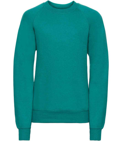 Russell Russell Athletic Kids Raglan Sweatshirt Winter Emerald