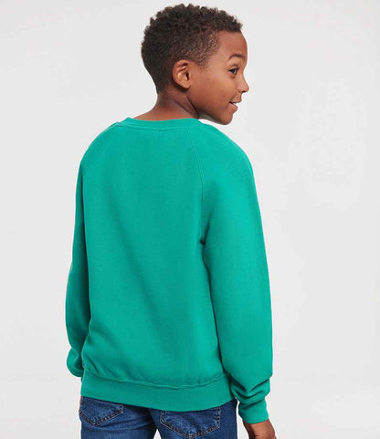 Russell Russell Athletic Kids Raglan Sweatshirt Winter Emerald