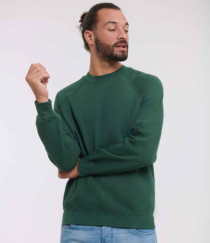 Russell Russell Athletic Raglan Sweatshirt Bottle Green